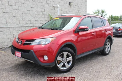 Red 2015 Toyota RAV4 XLE for sale in Elgin, IL