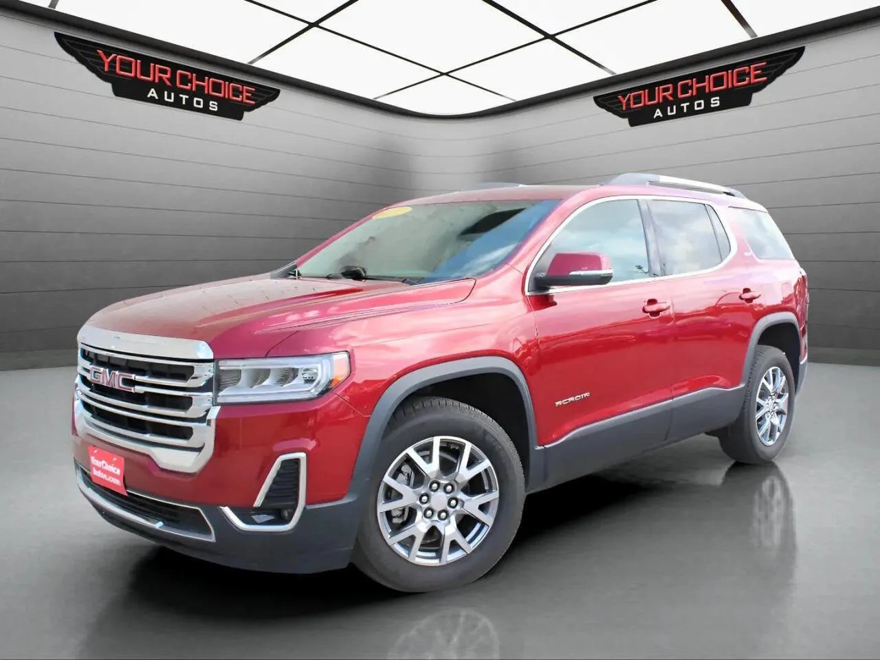 Red 2020 GMC Acadia SLT for sale in Elgin, IL