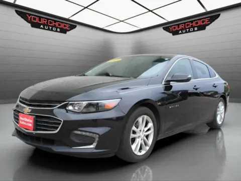 Black 2017 Chevrolet Malibu LT for sale in Elgin, IL