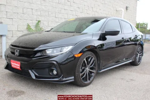 Black 2020 Honda Civic Hatchback Sport for sale in Elgin, IL