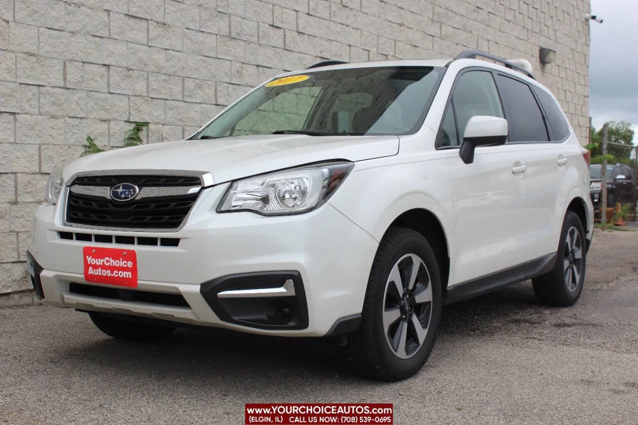 White 2017 Subaru Forester Premium for sale in Elgin, IL
