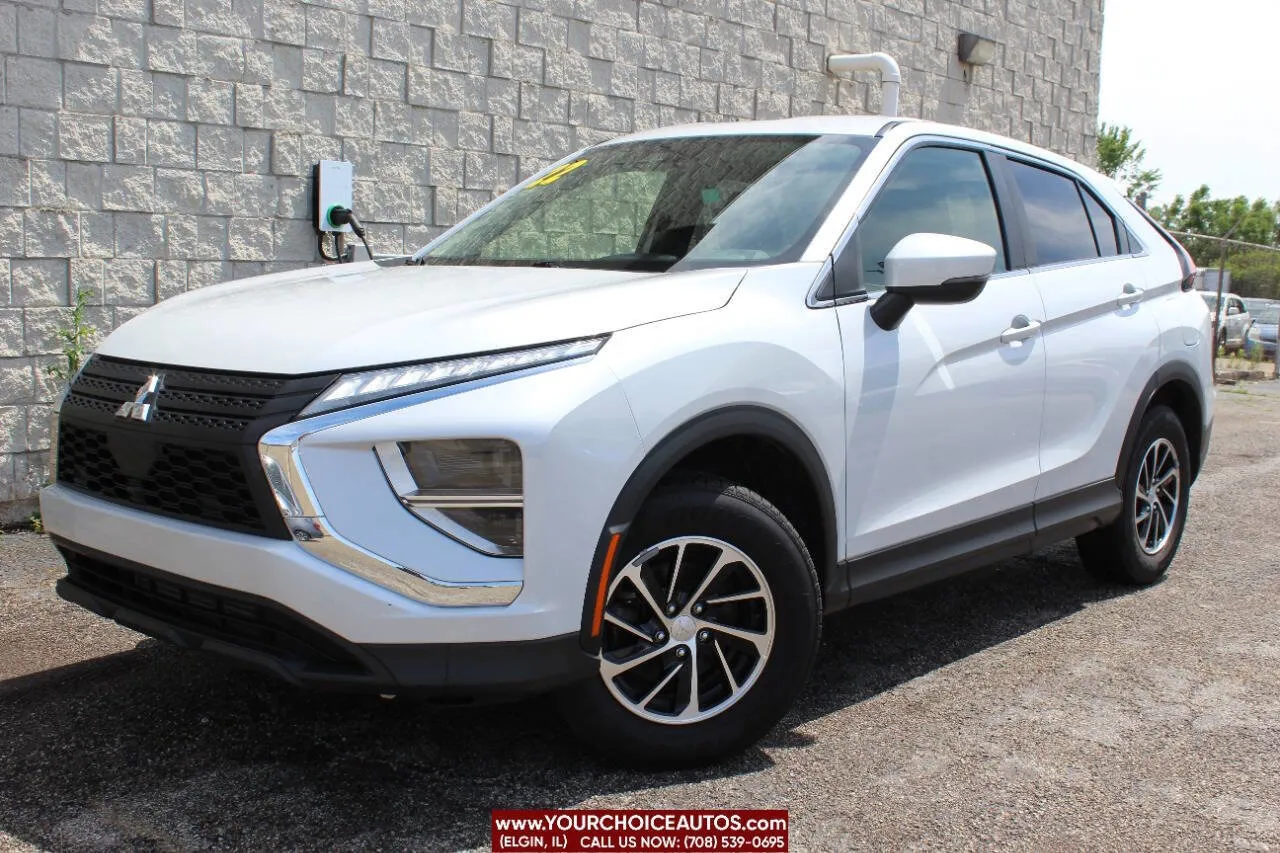 White 2022 Mitsubishi Eclipse Cross ES for sale in Elgin, IL