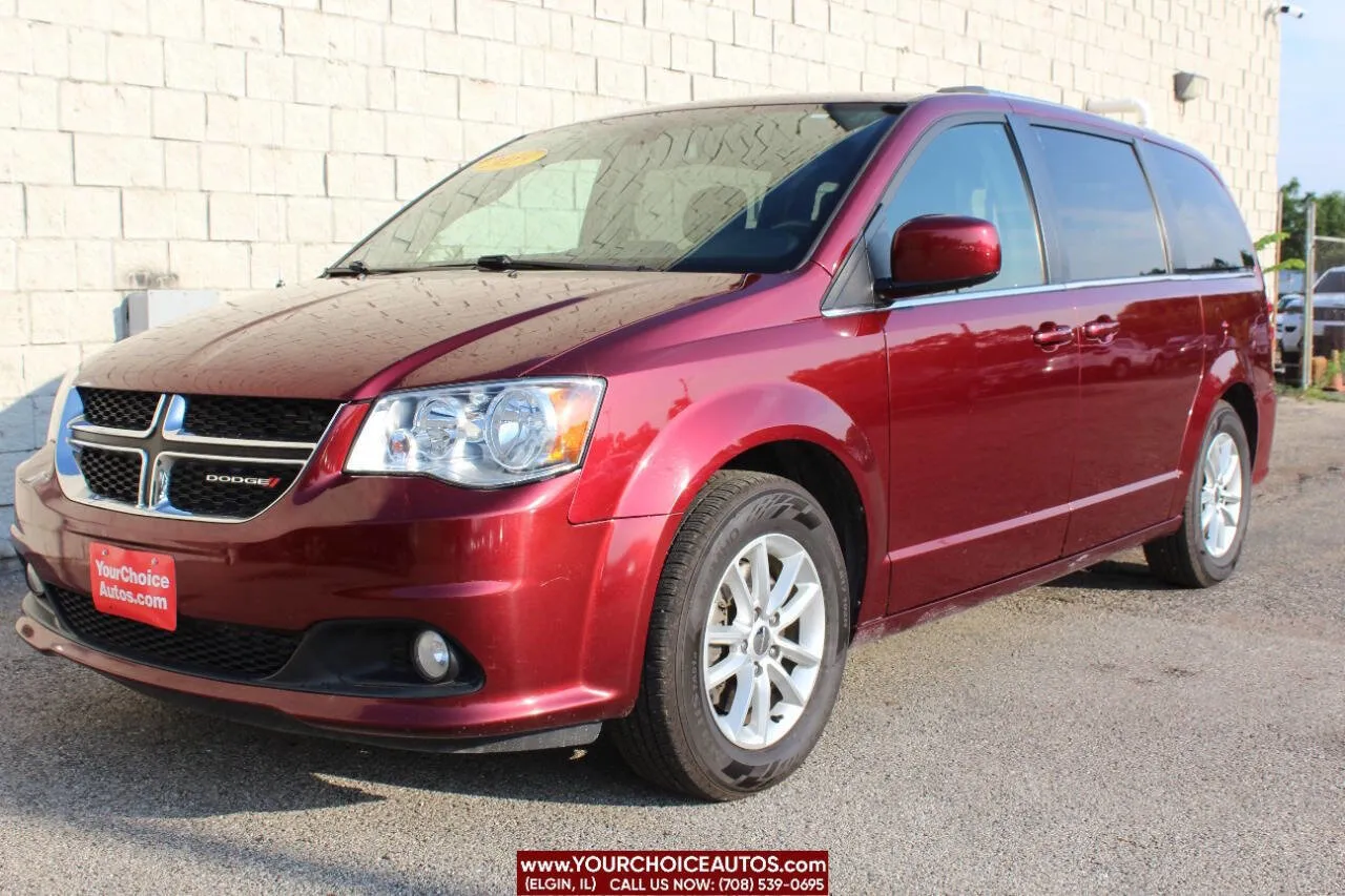 Red 2019 Dodge Grand Caravan SXT for sale in Elgin, IL