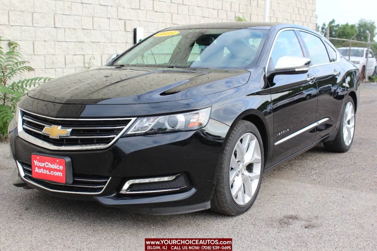 Black 2015 Chevrolet Impala LTZ for sale in Elgin, IL
