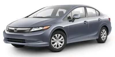 Black 2012 Honda Civic Sdn LX for sale in Elgin, IL