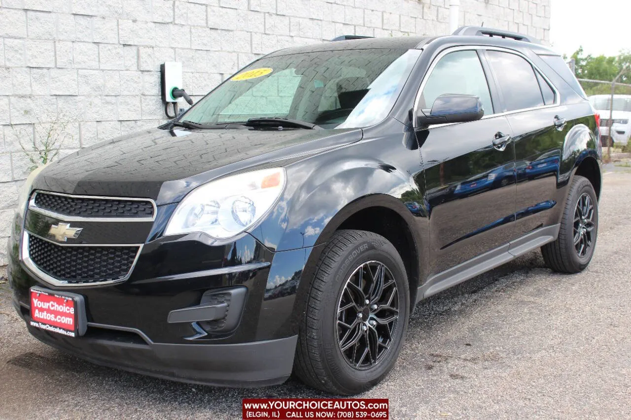 Black 2015 Chevrolet Equinox LT for sale in Elgin, IL