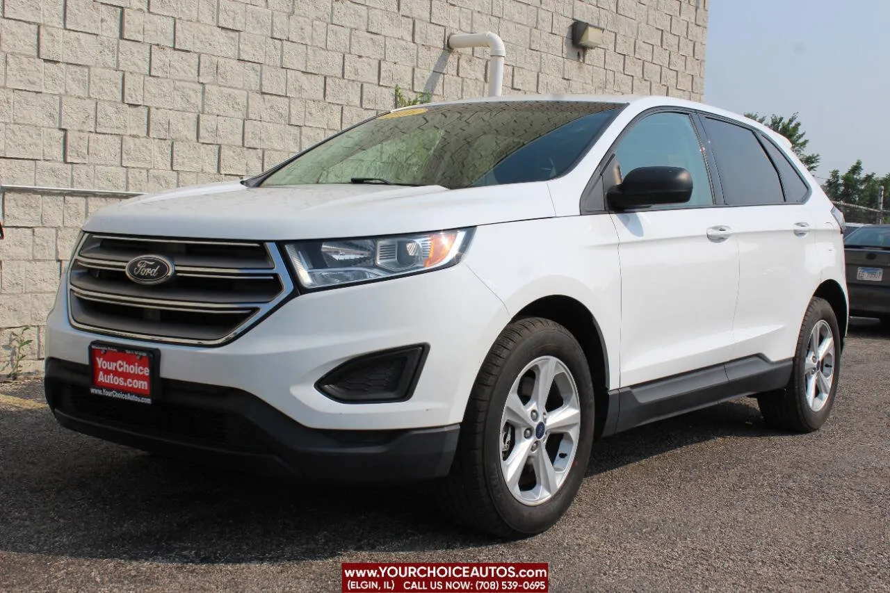 White 2016 Ford Edge SE for sale in Elgin, IL