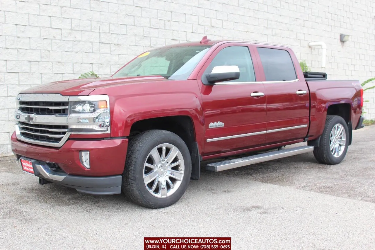 Red 2017 Chevrolet Silverado 1500 High Country for sale in Elgin, IL