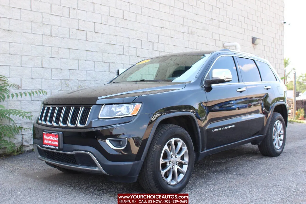 Black 2014 Jeep Grand Cherokee Limited for sale in Elgin, IL