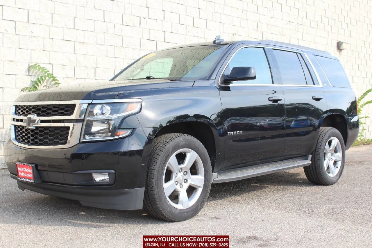 Black 2016 Chevrolet Tahoe LT for sale in Elgin, IL