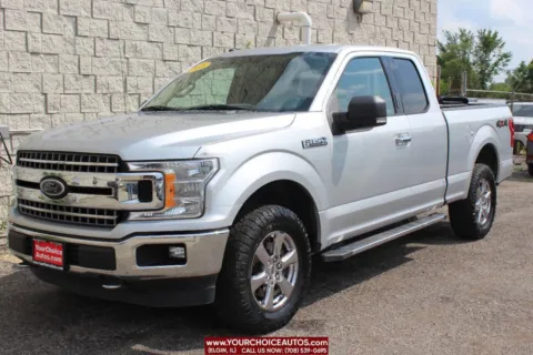 Silver 2018 Ford F-150 XLT 4x4 4dr SuperCab 6.5 ft. SB for sale in Elgin, IL