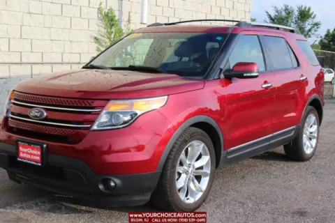 Red 2014 Ford Explorer Limited for sale in Elgin, IL