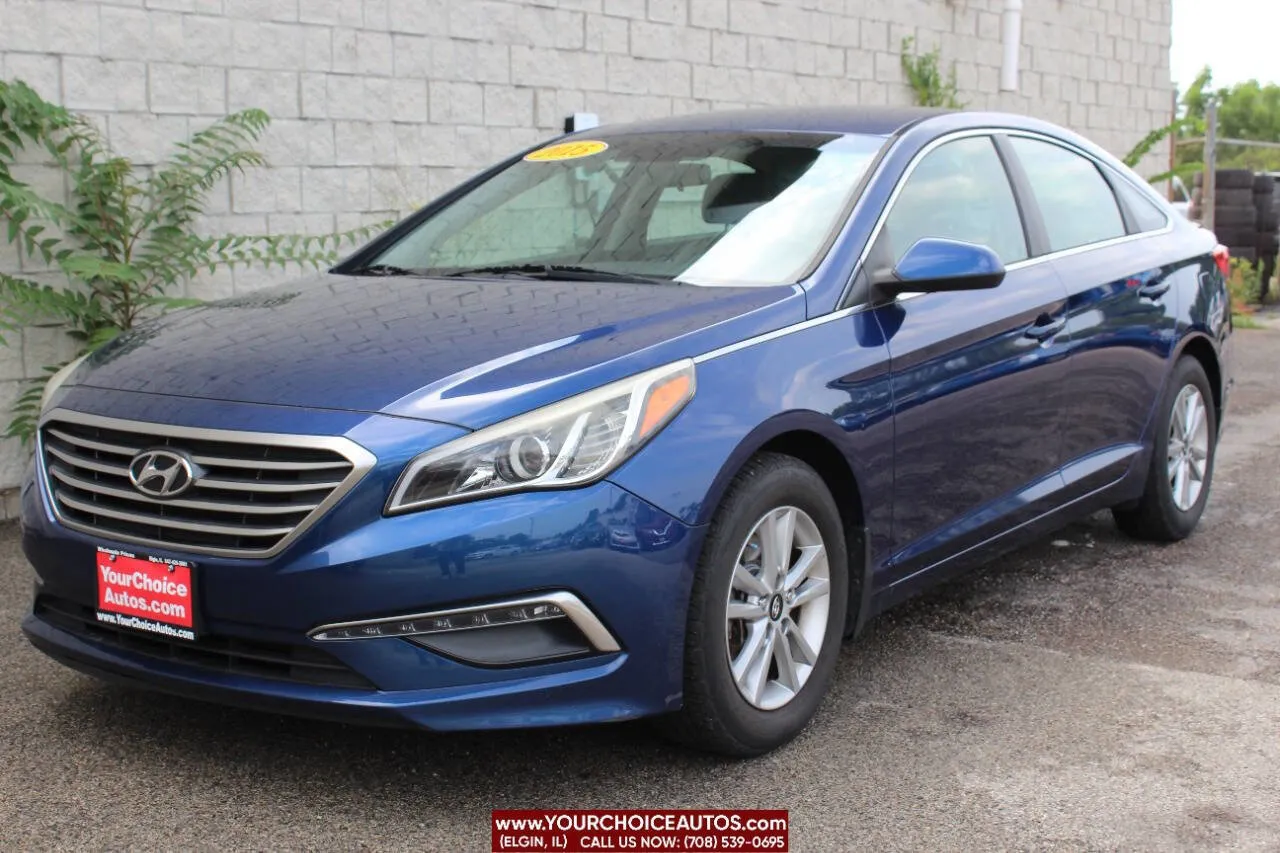 Blue 2015 Hyundai Sonata 2.4L SE for sale in Elgin, IL