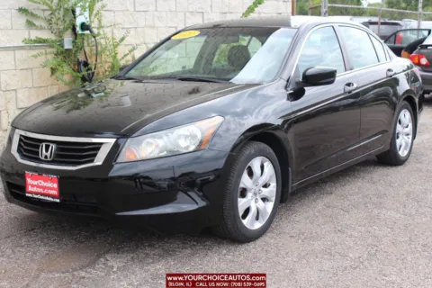 Black 2010 Honda Accord Sdn EX-L for sale in Elgin, IL