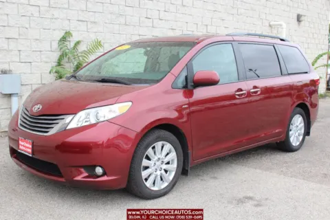 Red 2017 Toyota Sienna XLE Premium 7 Passenger AWD 4dr Mini Van for sale in Elgin, IL
