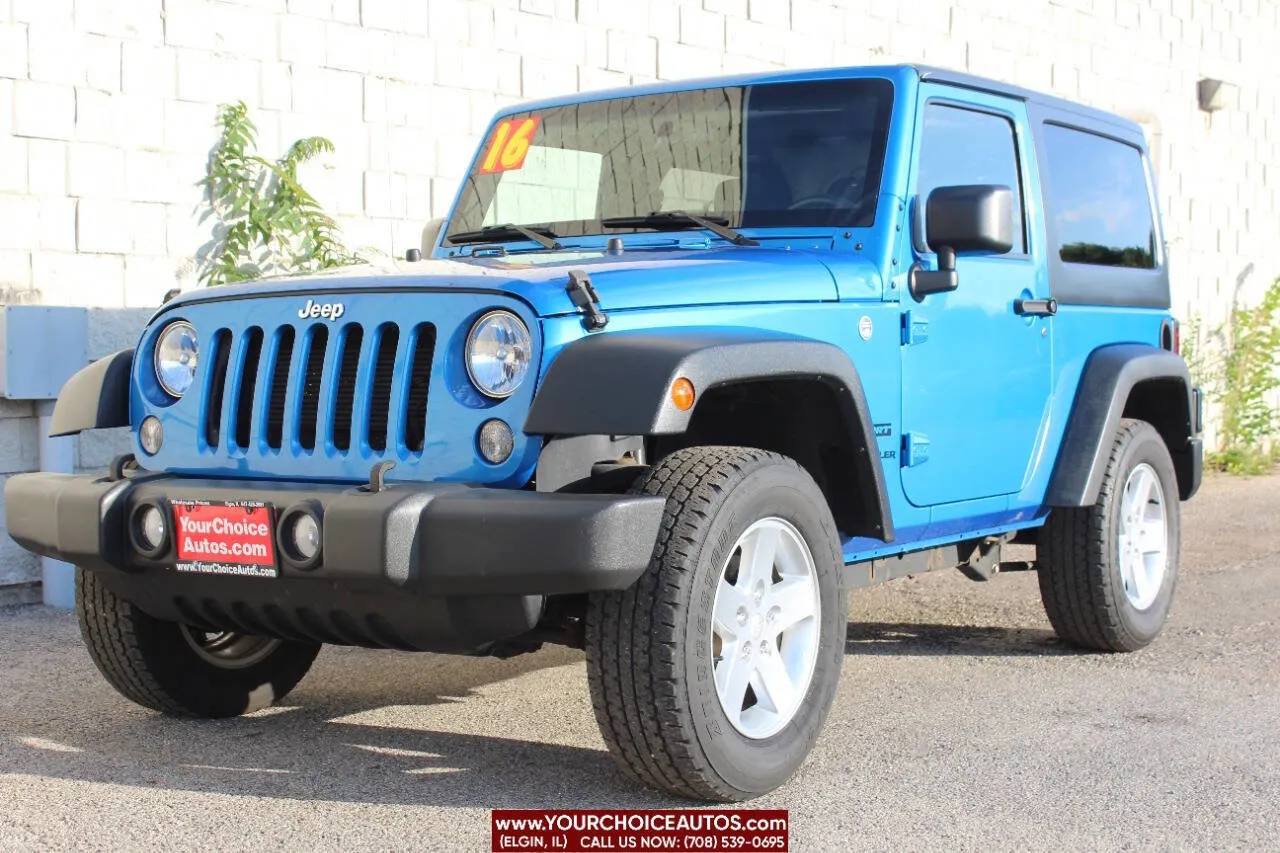 Blue 2016 Jeep Wrangler Sport for sale in Elgin, IL