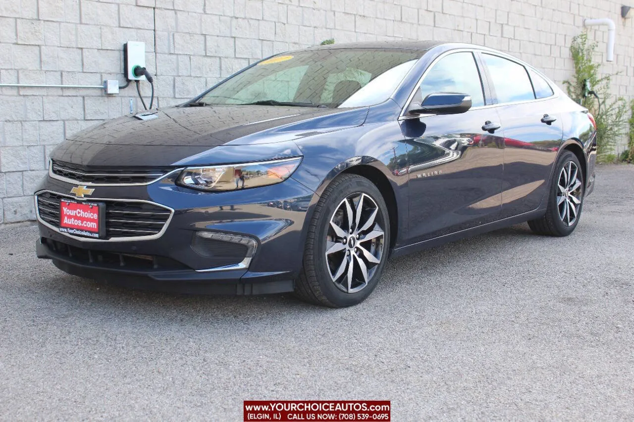 Blue 2017 Chevrolet Malibu LT for sale in Elgin, IL