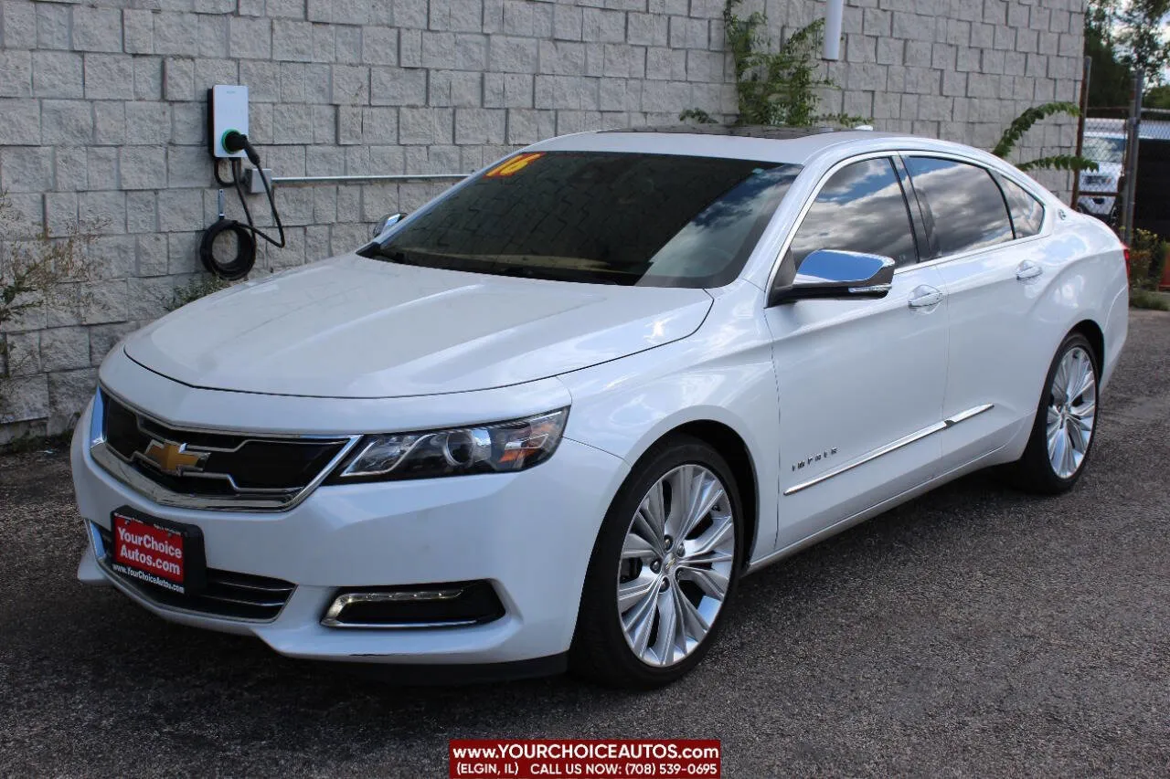 White 2016 Chevrolet Impala LTZ for sale in Elgin, IL