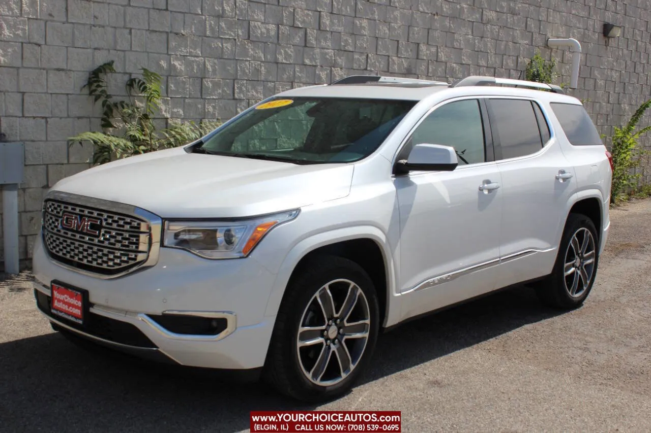 White 2017 GMC Acadia Denali for sale in Elgin, IL