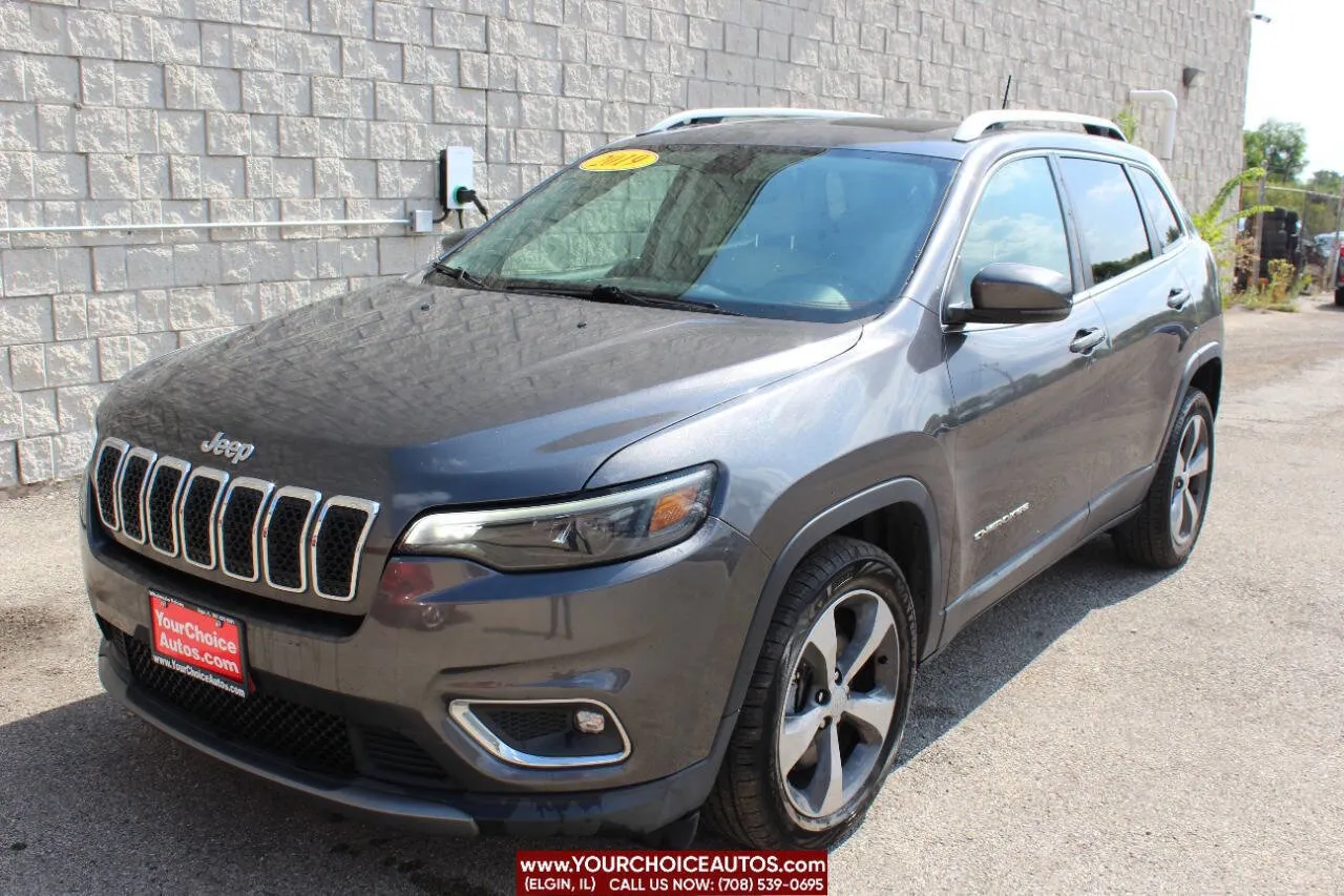 Gray 2019 Jeep Cherokee Limited for sale in Elgin, IL