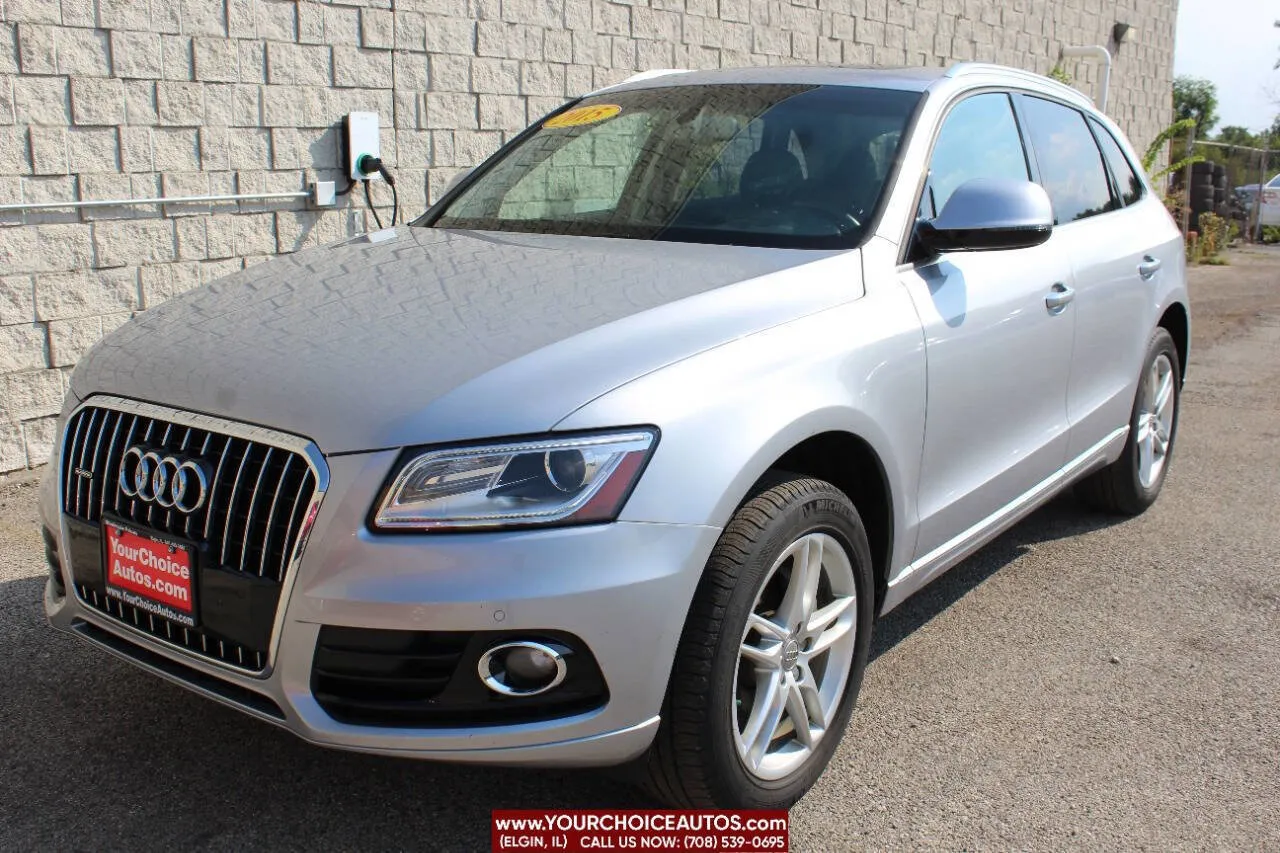 Silver 2015 Audi Q5 Premium Plus for sale in Elgin, IL