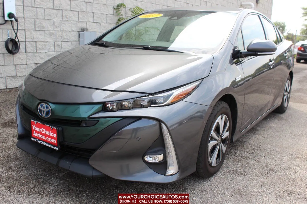 Gray 2017 Toyota Prius Prime Premium 4dr Hatchback for sale in Elgin, IL