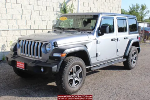 Silver 2018 Jeep Wrangler Unlimited Sport S for sale in Elgin, IL