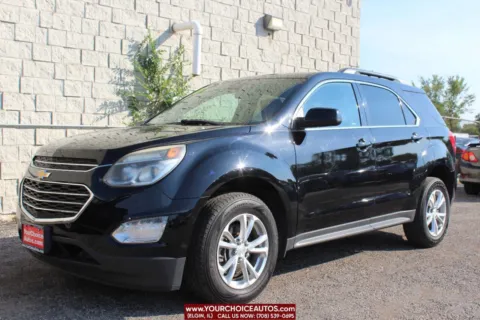 Black 2016 Chevrolet Equinox LT for sale in Elgin, IL