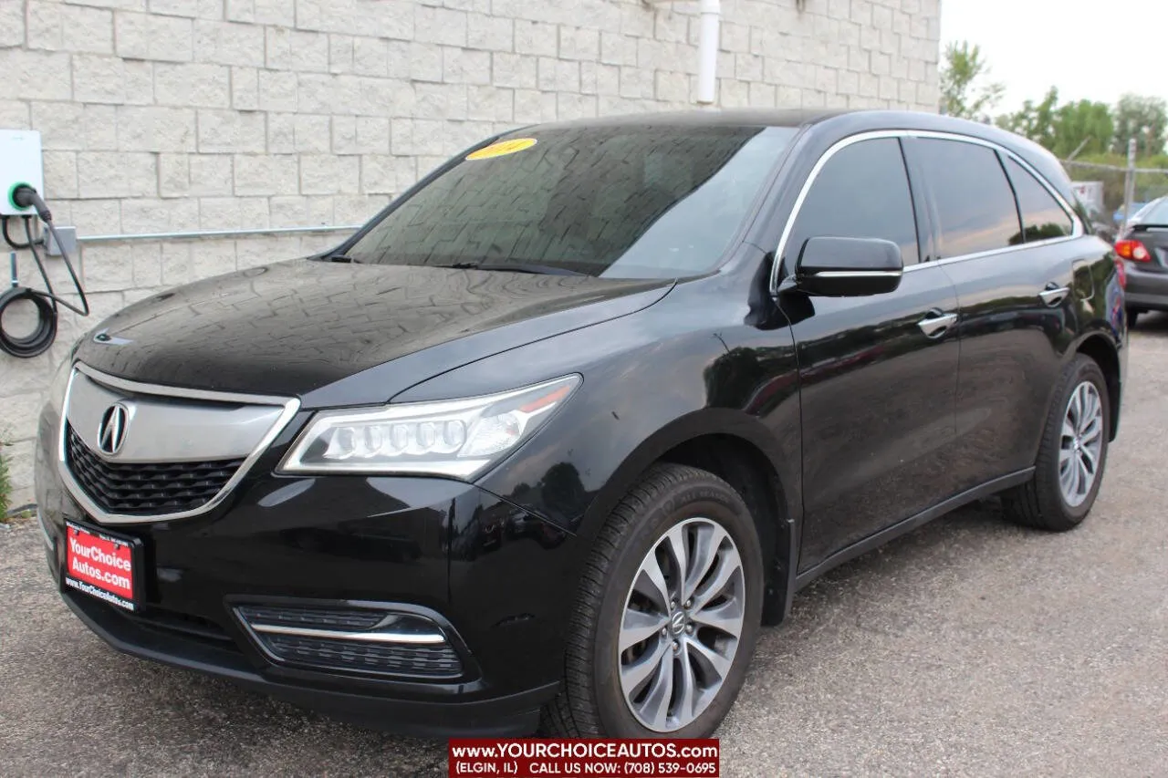 Black 2014 Acura MDX Tech Pkg for sale in Elgin, IL