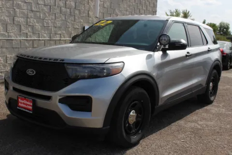 Silver 2022 Ford Police Interceptor Utility AWD 4dr SUV for sale in Elgin, IL