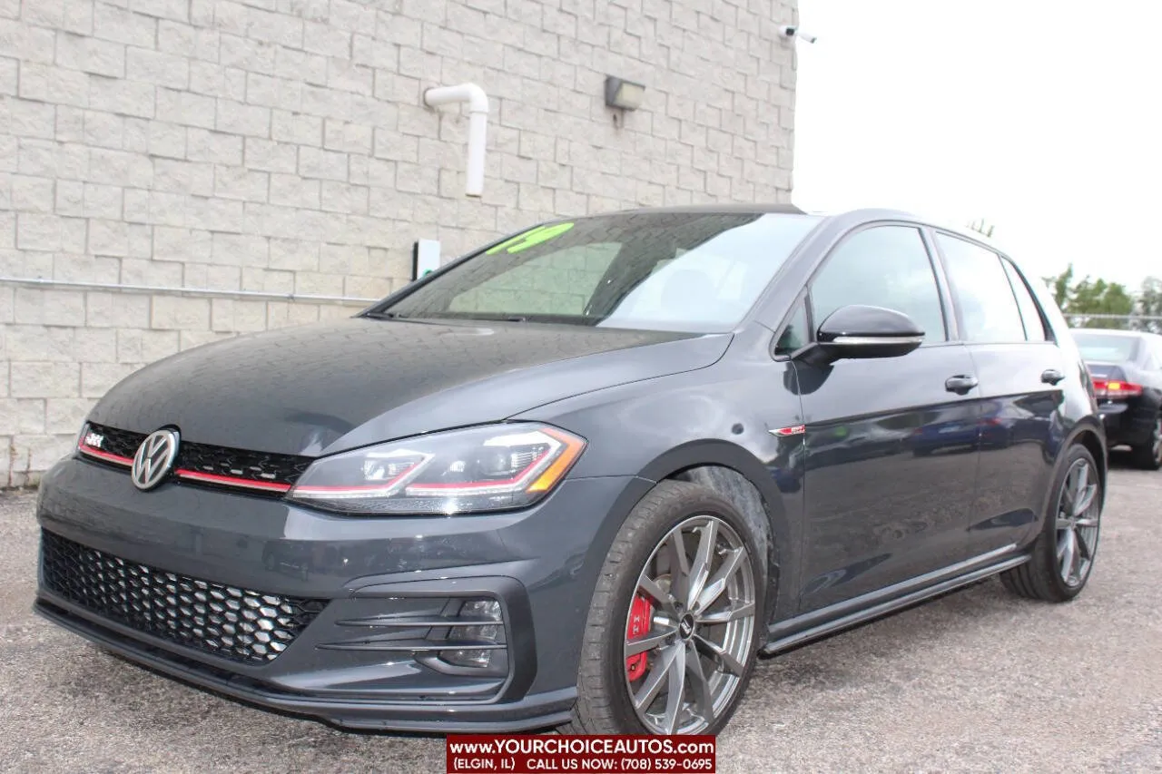 Blue 2019 Volkswagen Golf GTI Rabbit Edition 4dr Hatchback 6M for sale in Elgin, IL