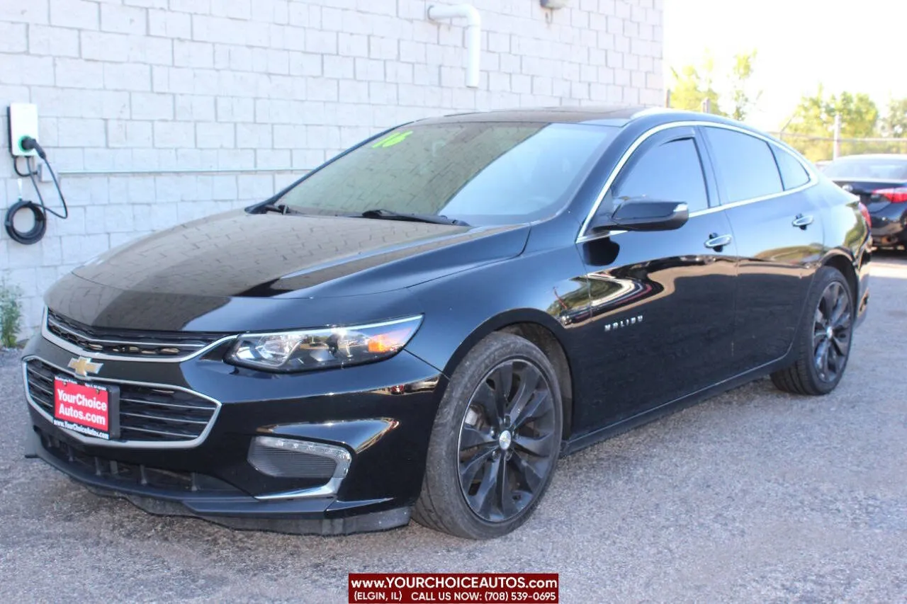 Black 2016 Chevrolet Malibu Premier for sale in Elgin, IL