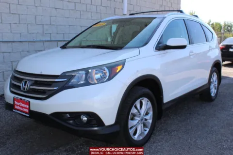 White 2012 Honda CR-V EX-L for sale in Elgin, IL
