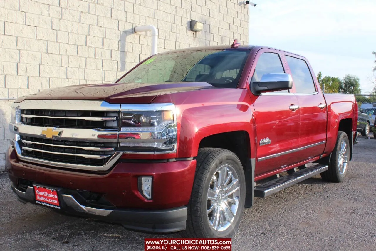 Red 2016 Chevrolet Silverado 1500 High Country for sale in Elgin, IL