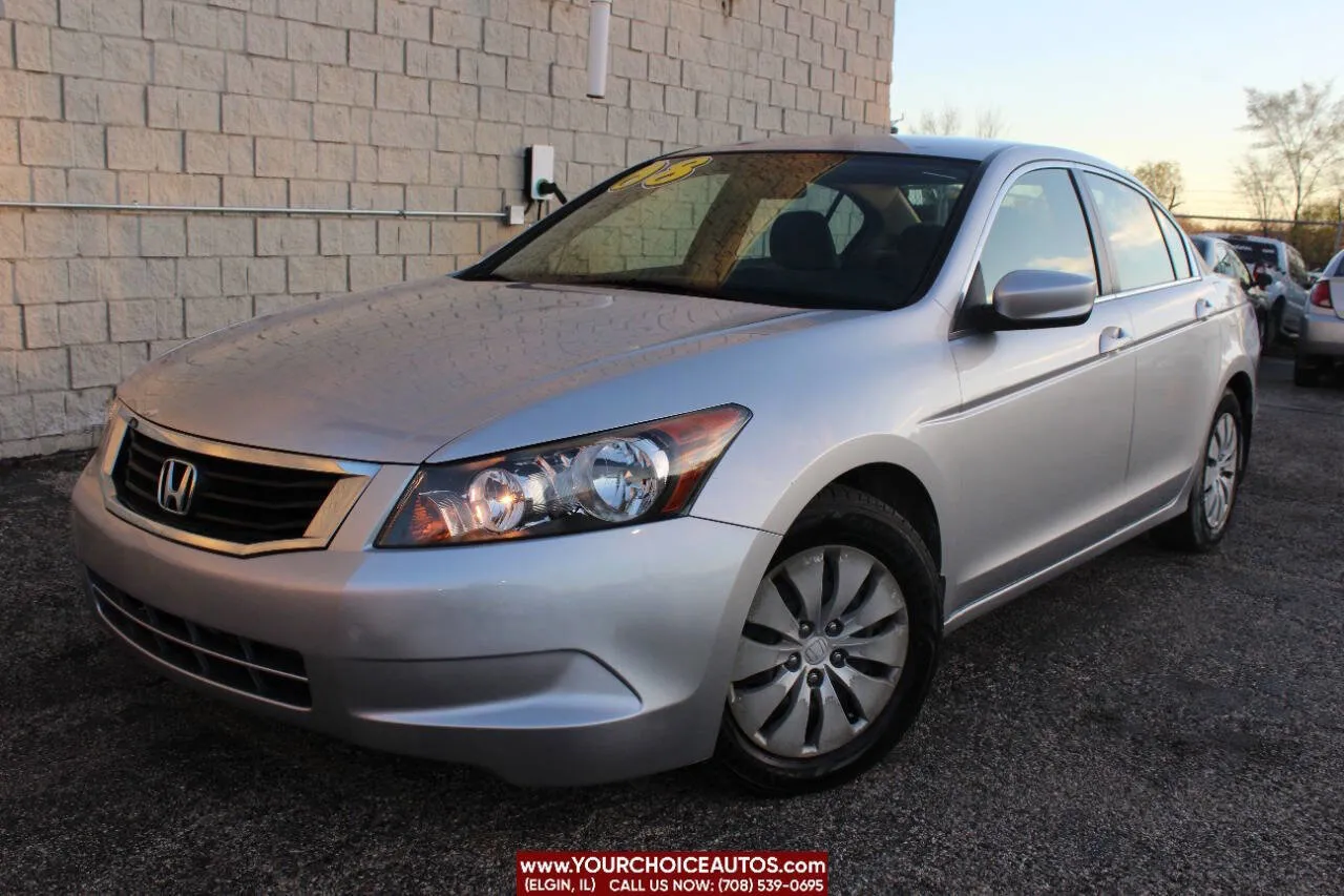 Silver 2008 Honda Accord Sdn LX for sale in Elgin, IL