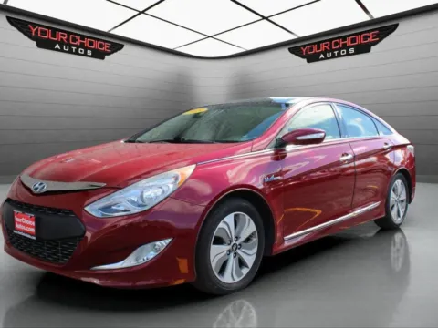 Red 2015 Hyundai Sonata Hybrid Limited for sale in Elgin, IL