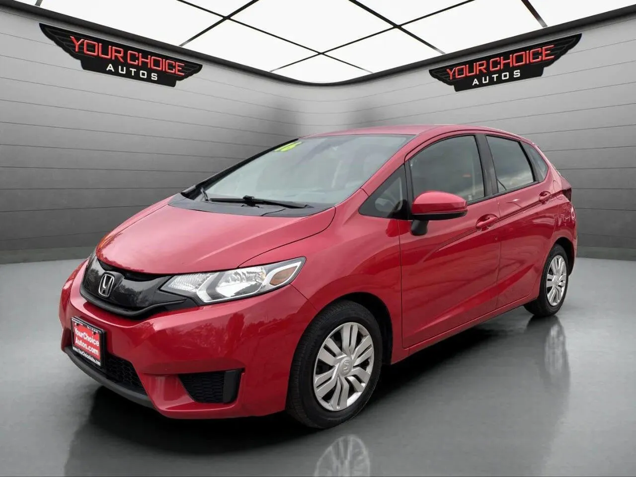 Red 2016 Honda Fit LX for sale in Elgin, IL
