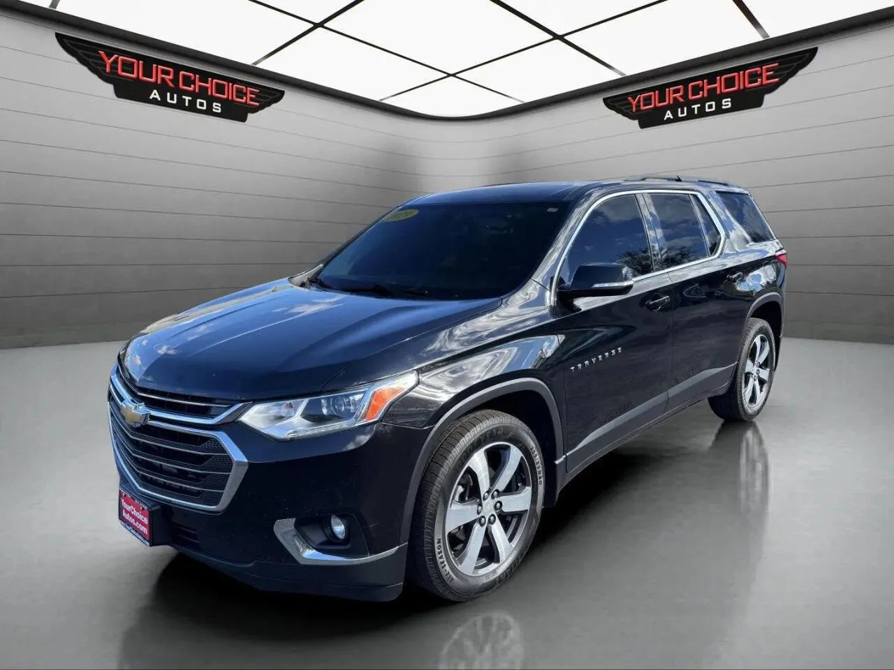 Black 2019 Chevrolet Traverse LT Leather for sale in Elgin, IL