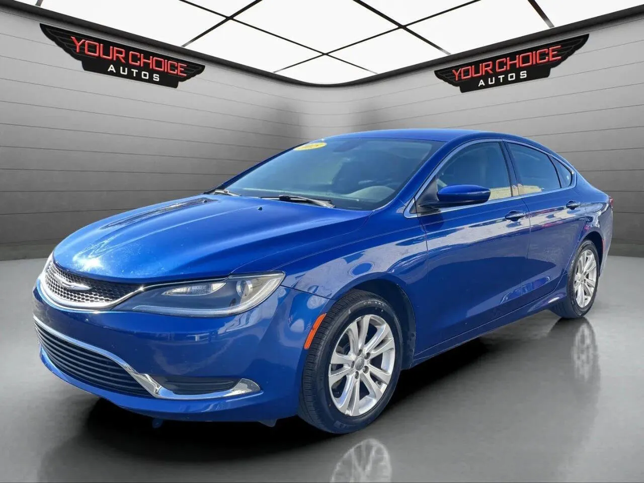 Blue 2015 Chrysler 200 Limited for sale in Elgin, IL