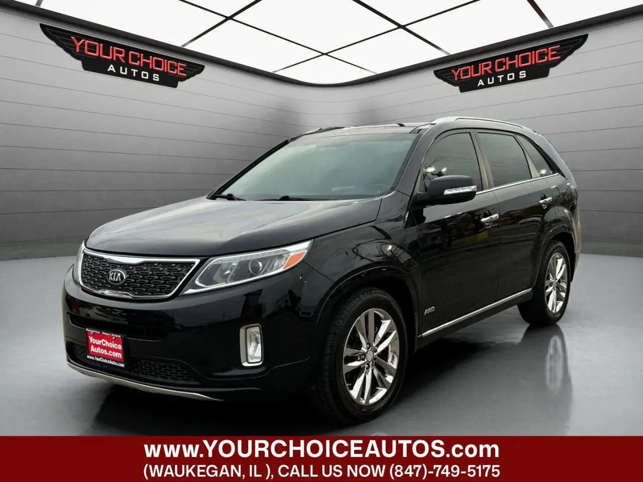 Black 2015 Kia Sorento SX Limited for sale in Waukegan, IL