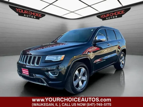 Black 2014 Jeep Grand Cherokee Overland for sale in Waukegan, IL