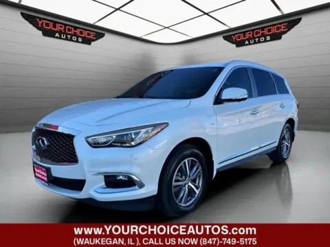 White 2019 INFINITI QX60 LUXE for sale in Waukegan, IL