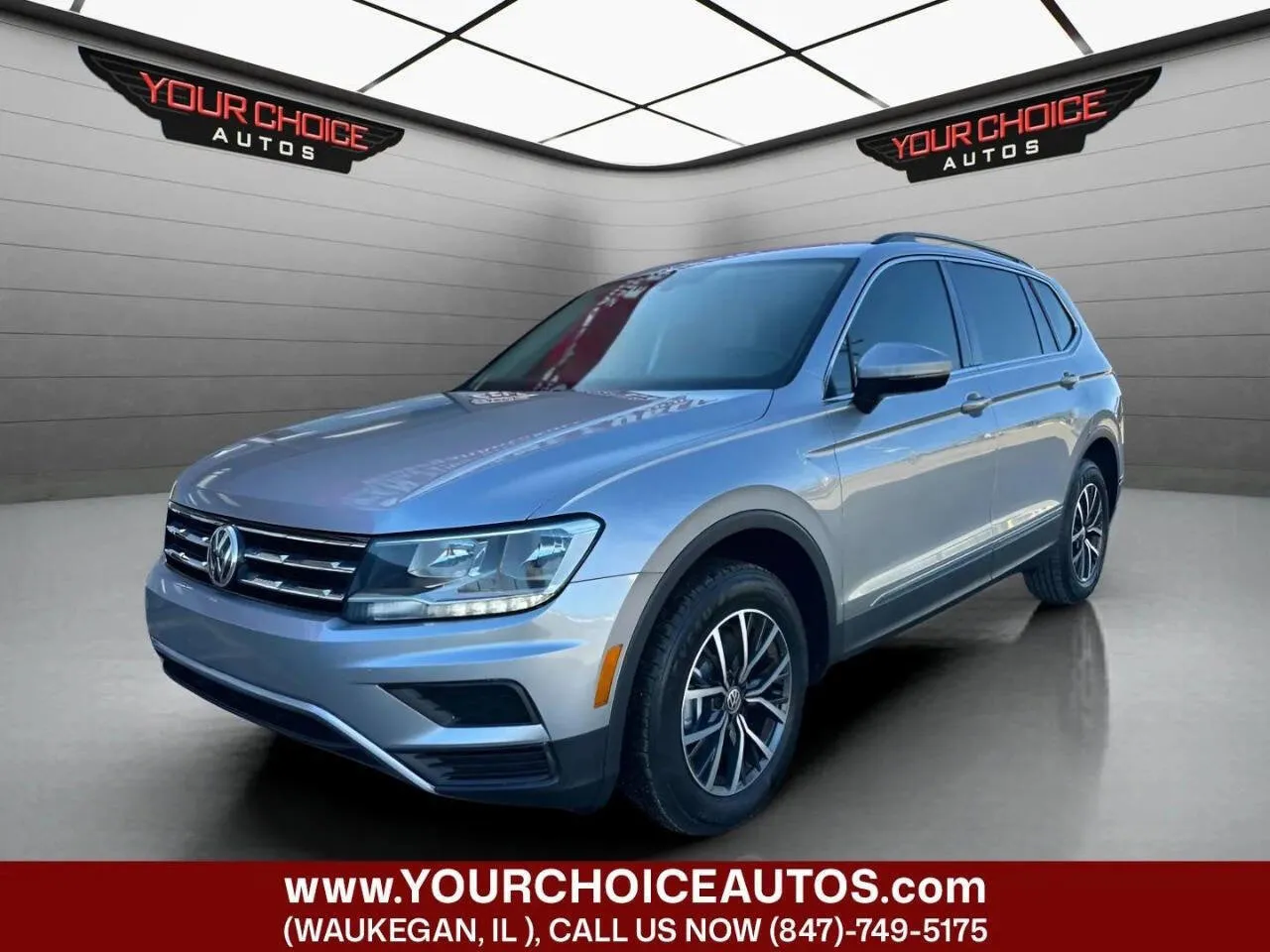 Silver 2020 Volkswagen Tiguan SE 4Motion AWD 4dr SUV for sale in Waukegan, IL