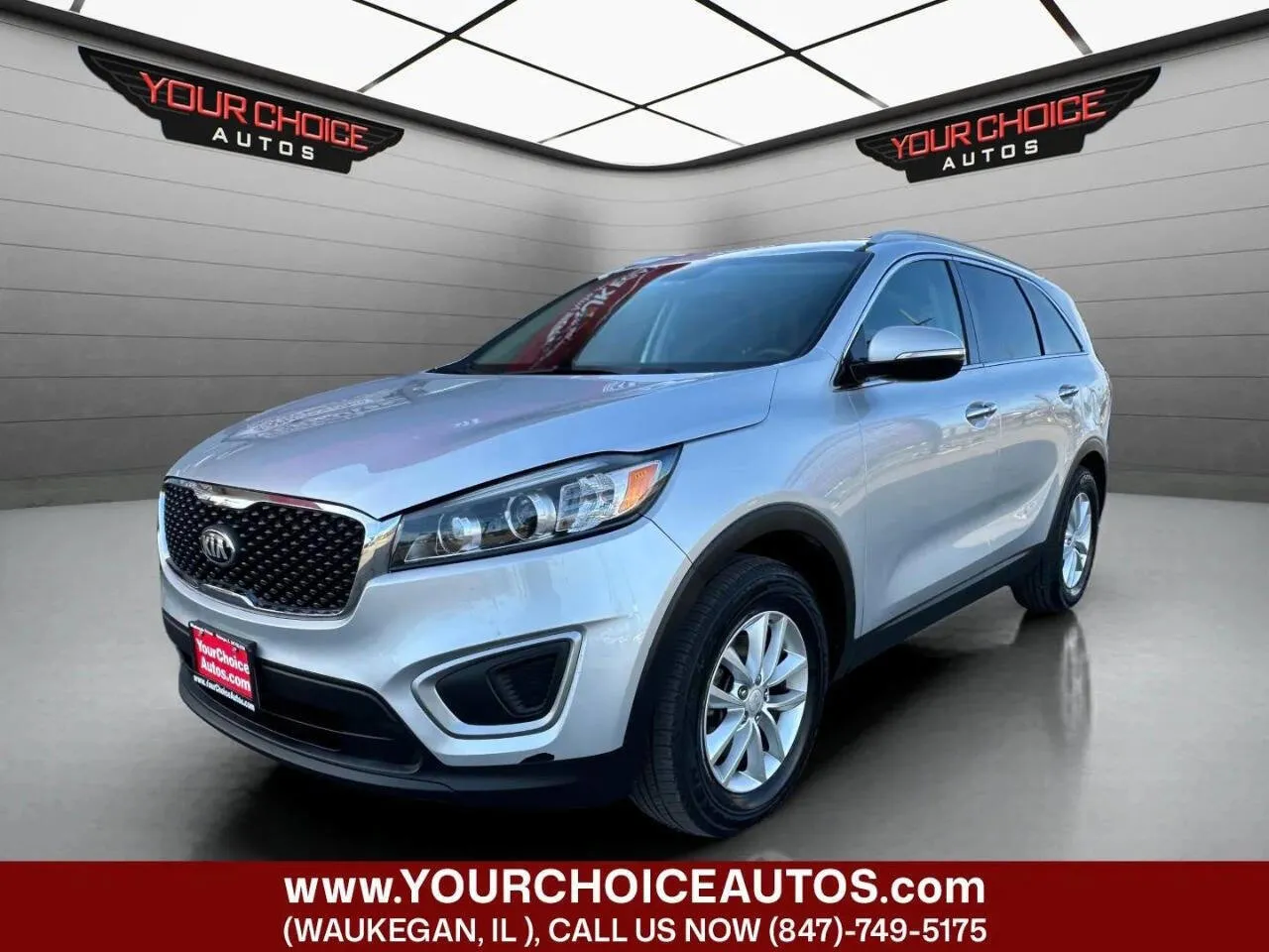 Silver 2016 Kia Sorento LX for sale in Waukegan, IL