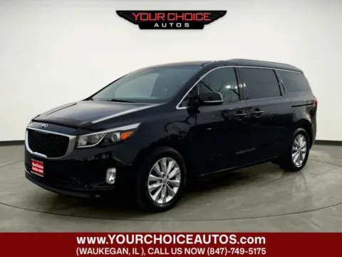 Black 2016 Kia Sedona EX for sale in Waukegan, IL