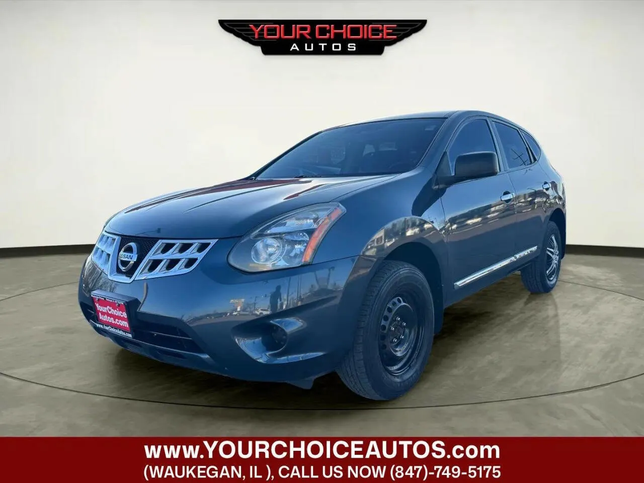 Gray 2014 Nissan Rogue Select S for sale in Waukegan, IL