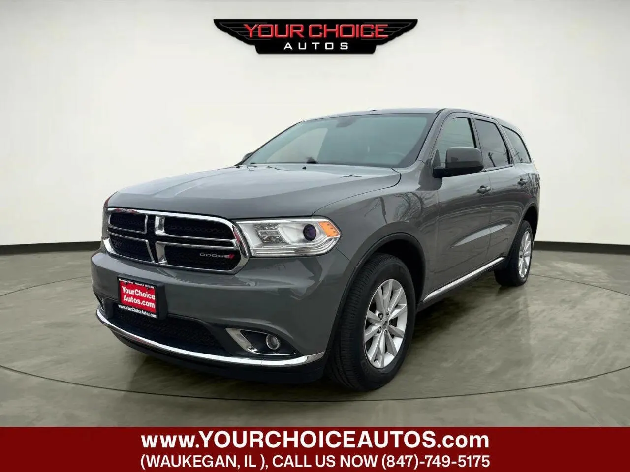 Gray 2020 Dodge Durango SXT for sale in Waukegan, IL