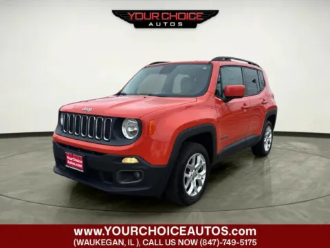 Orange 2015 Jeep Renegade Latitude for sale in Waukegan, IL