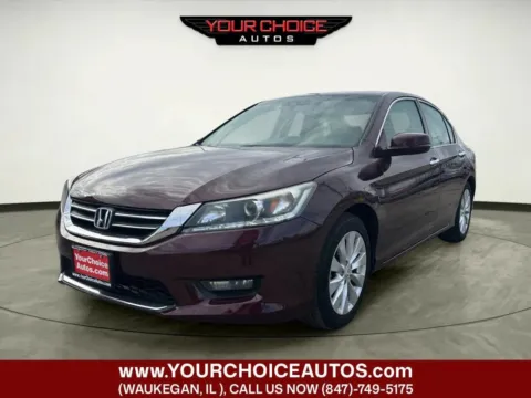 Red 2014 Honda Accord Sedan EX-L for sale in Waukegan, IL