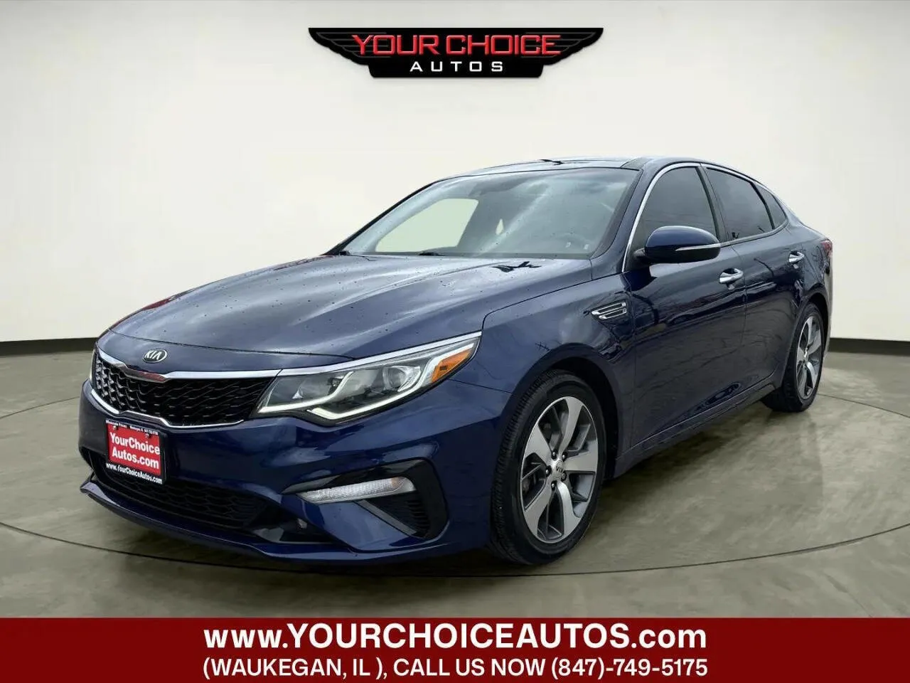 Blue 2019 Kia Optima S for sale in Waukegan, IL